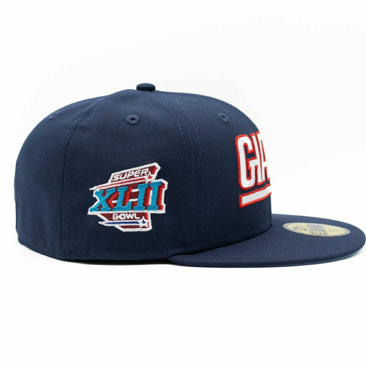 New York Giants Super Bowl XLII 59FIFTY Fitted NFL Cap Navy - Taass US