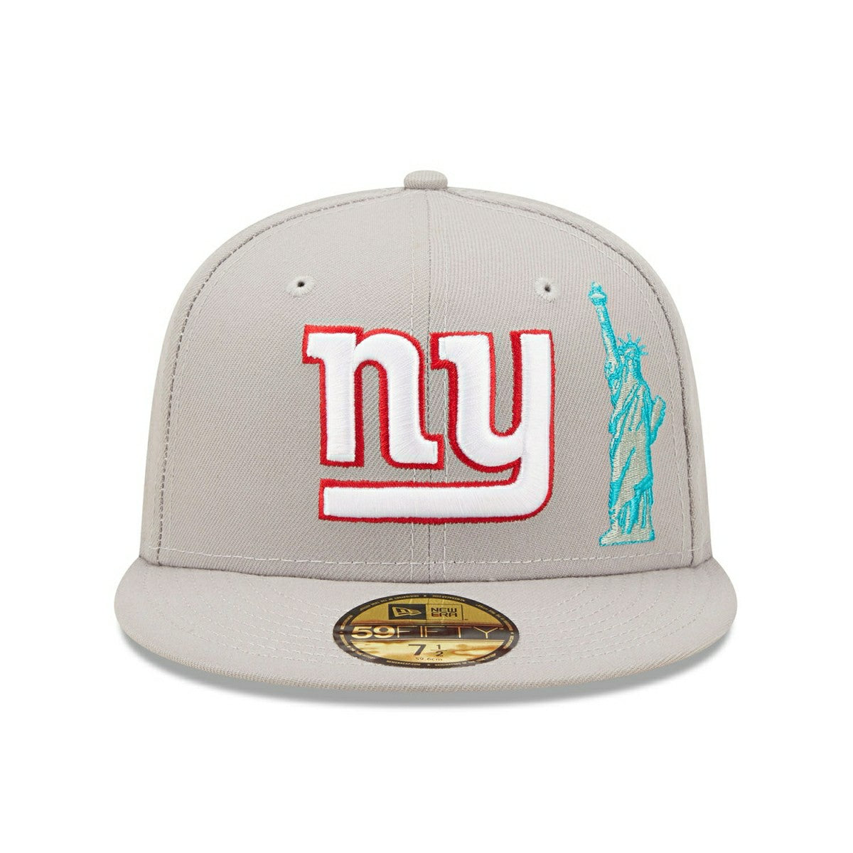 New York Giants Big Apple New Era 59FIFTY Fitted NFL Cap Gray - Taass on sale