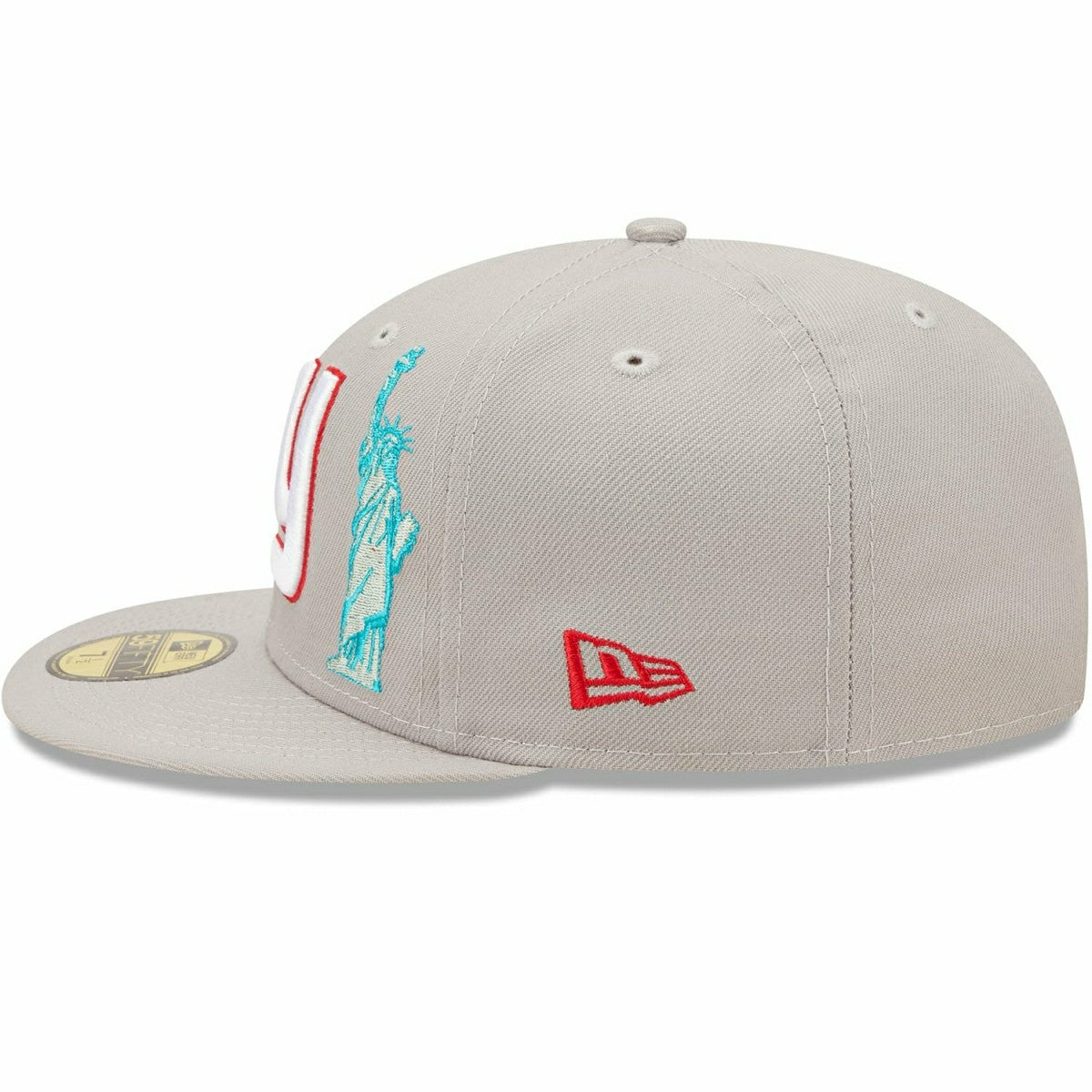 New York Giants Big Apple New Era 59FIFTY Fitted NFL Cap Gray - Taass on sale