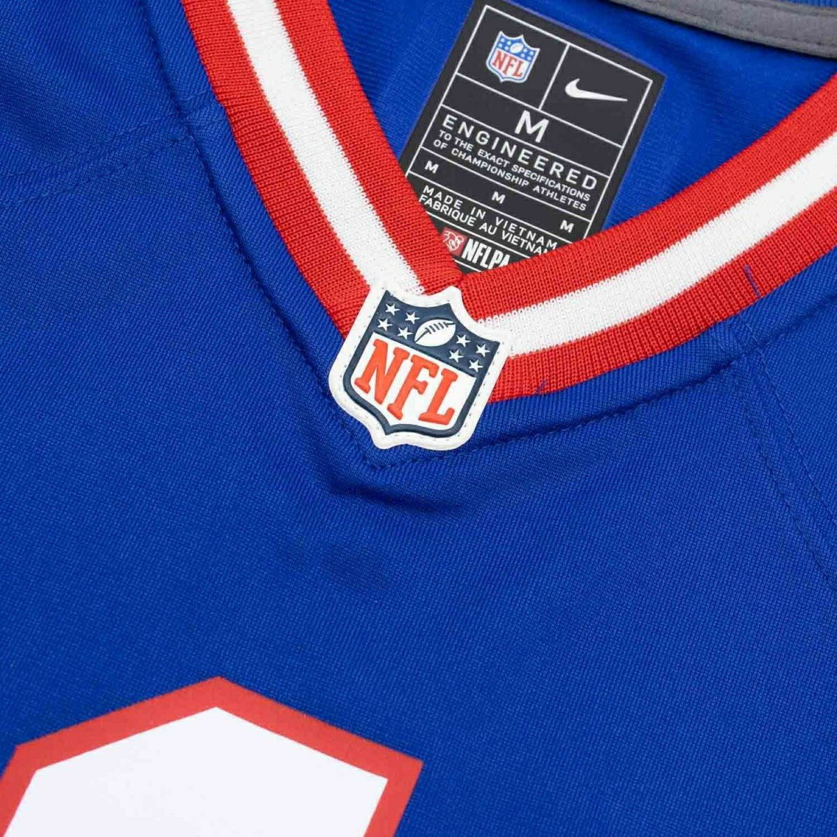 Malik Nabers #1 New York Giants Game Throwback NFL Jersey Blue (YOUTH) - Taass Online
