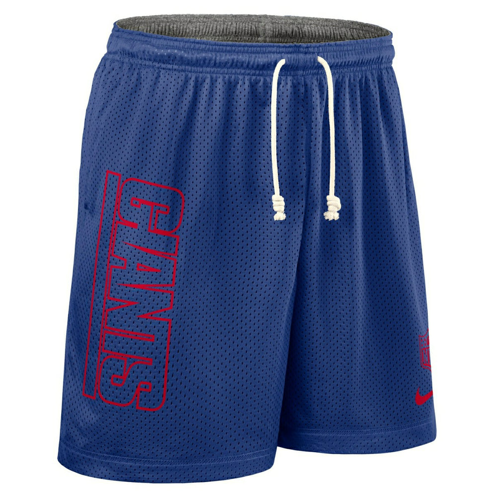 New York Giants 2025 NFL Sideline Reversible Mesh Nike Dri-FIT Shorts Blue - Taass US