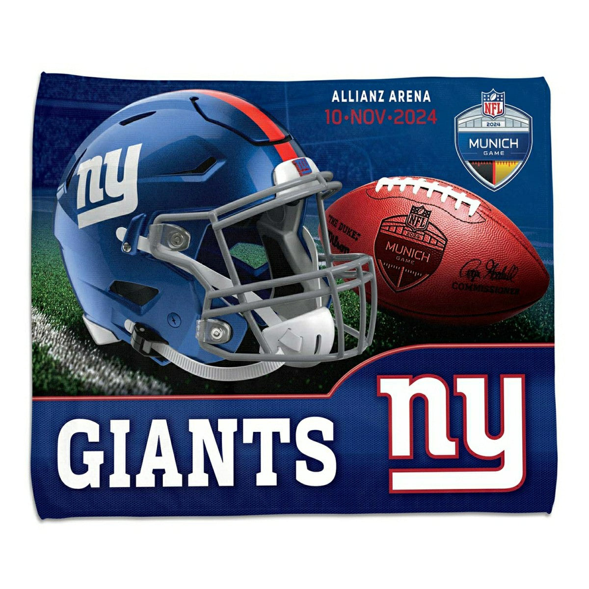 2024 NFL Munich Game New York Giants Rally Towel - Taass for sale