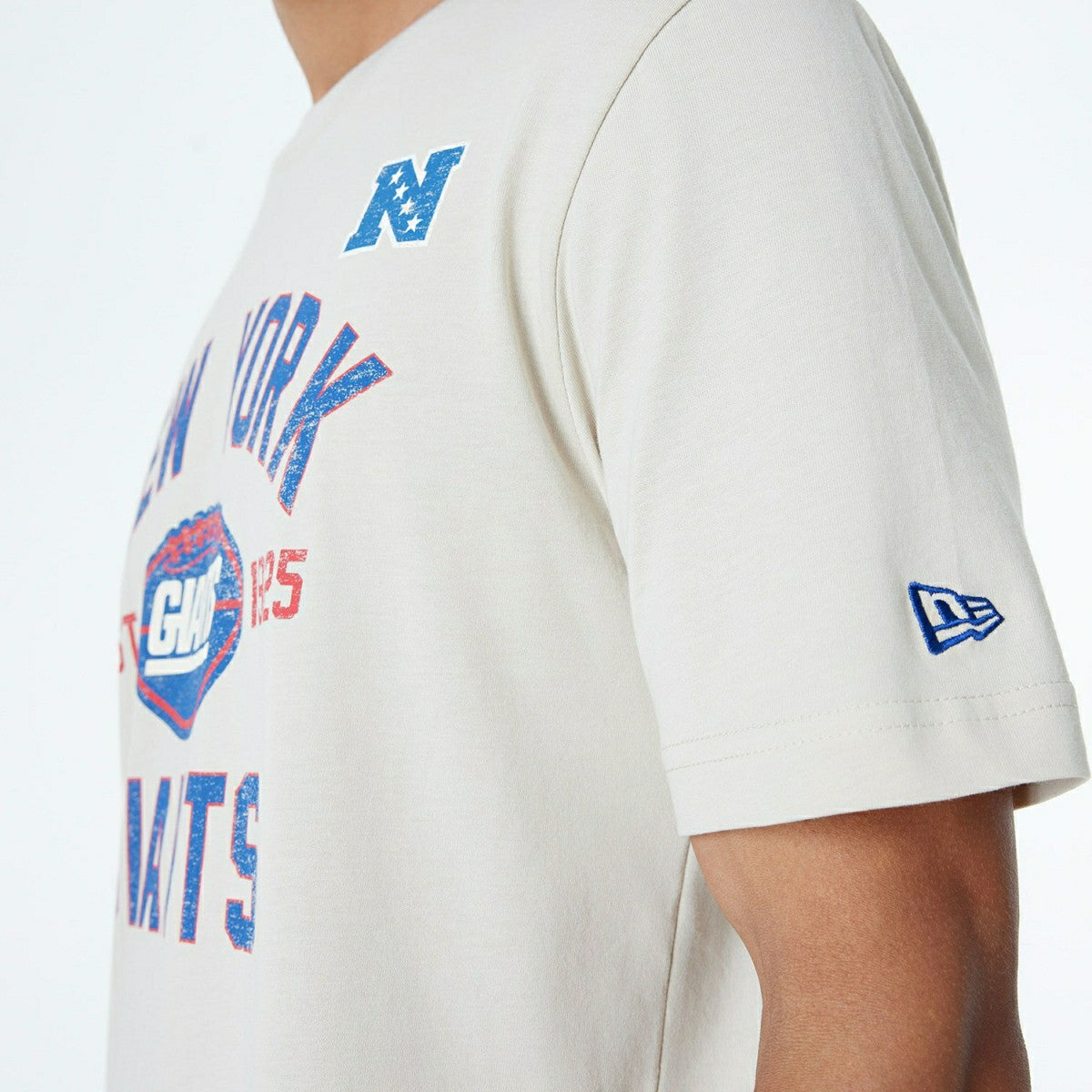 New York Giants Historic 2024 New Era 3rd Down NFL T-Shirt Stone - Taass outlet