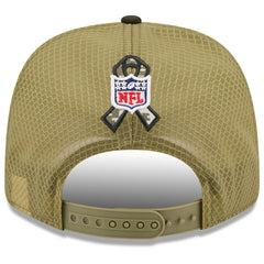 New York Jets 2025 NFL Salute to Service 9SEVENTY Trucker Snapback Cap Olive - Taass for sale
