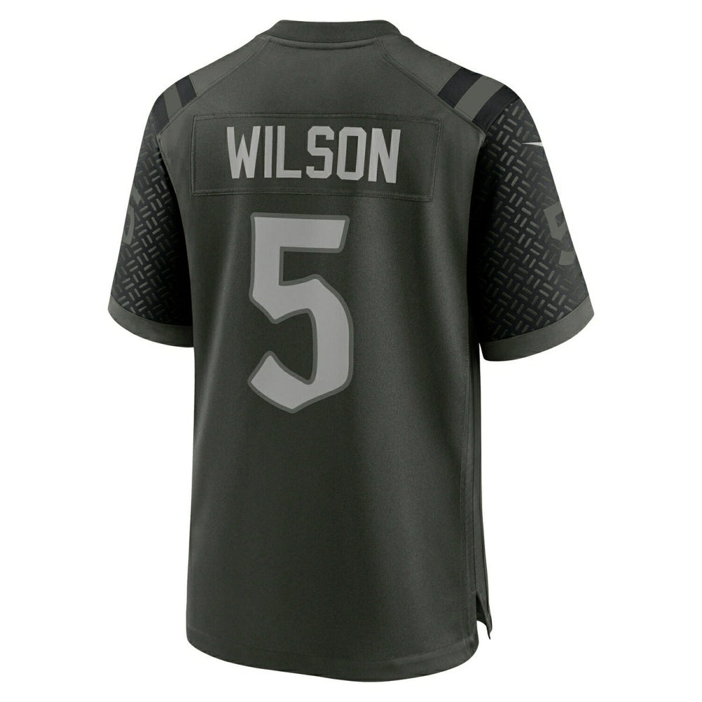 Garrett Wilson #5 New York Jets 2025 Rivalries Game NFL Trikot Gotham Green - Taass US