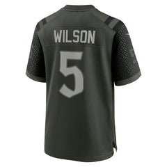 Garrett Wilson #5 New York Jets 2025 Rivalries Game NFL Trikot Gotham Green - Taass US