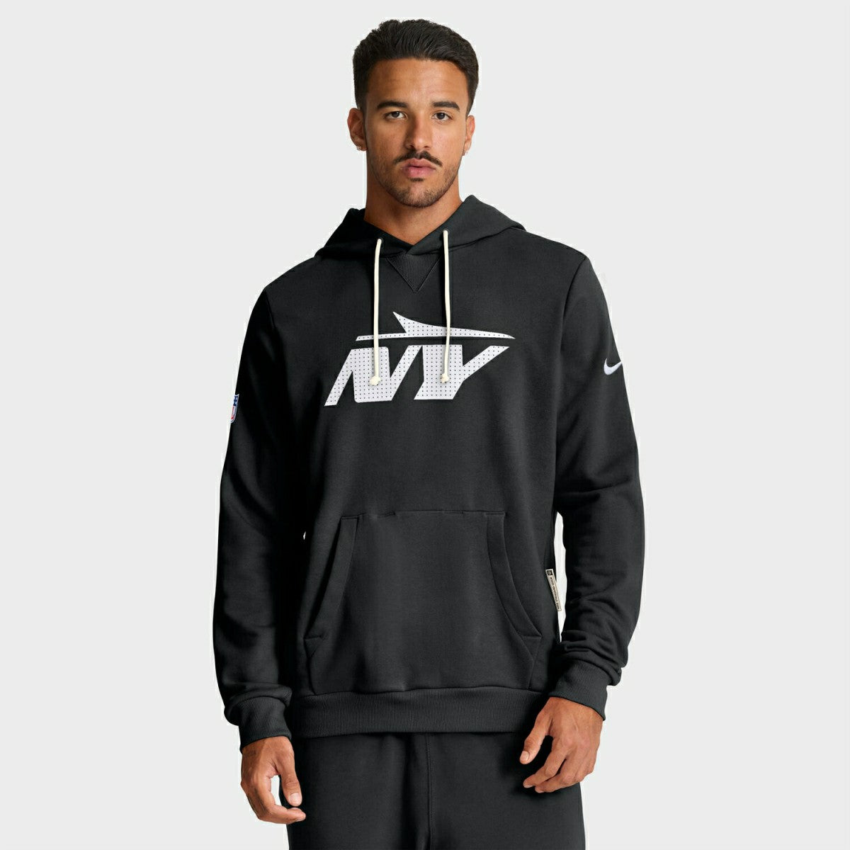 New York Jets 2025 NFL Sideline Nike Standard Issue Hoodie Black - Taass US