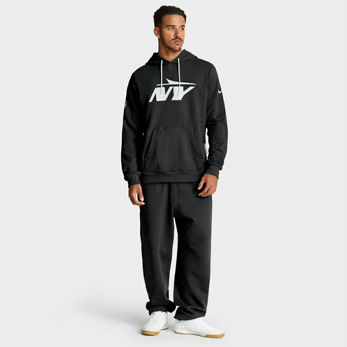 New York Jets 2025 NFL Sideline Nike Standard Issue Hoodie Black - Taass US
