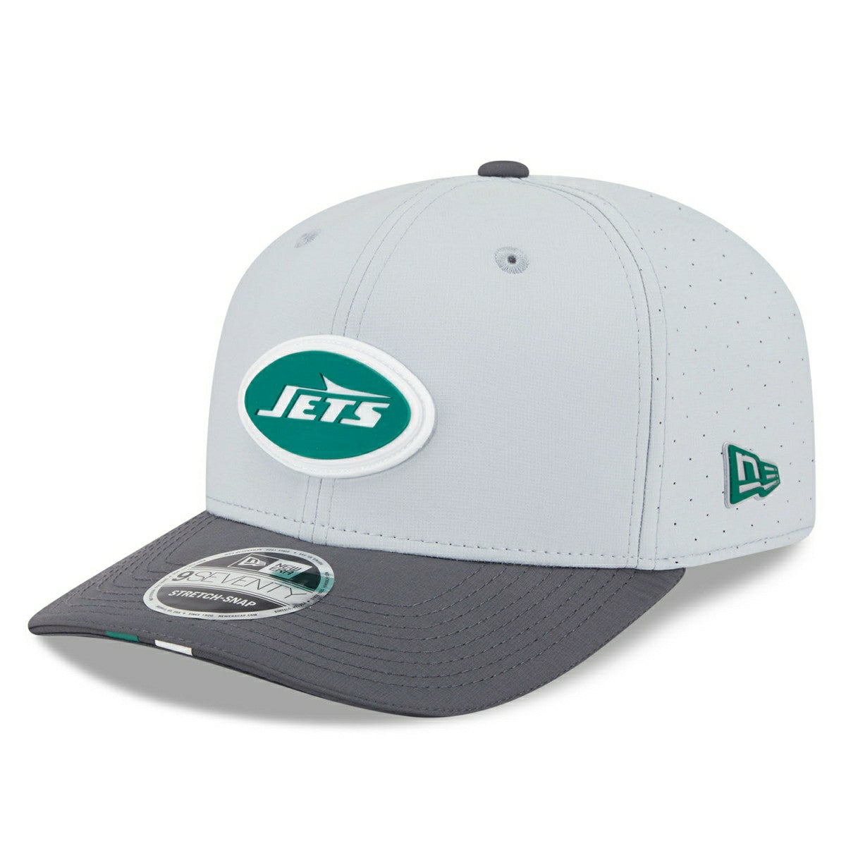 New York Jets 2025 NFL Training Camp New Era 9SEVENTY Stretch-Snap Cap CW Gray - Taass Online