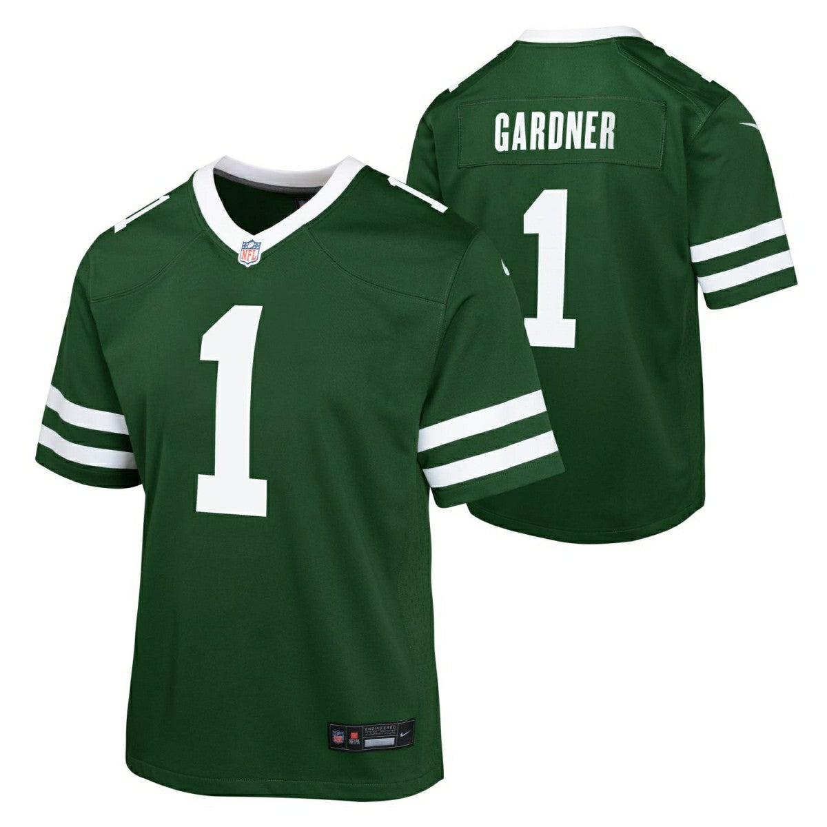 Sauce Gardner #1 New York Jets Game NFL Jersey Green (YOUTH) - Taass on sale
