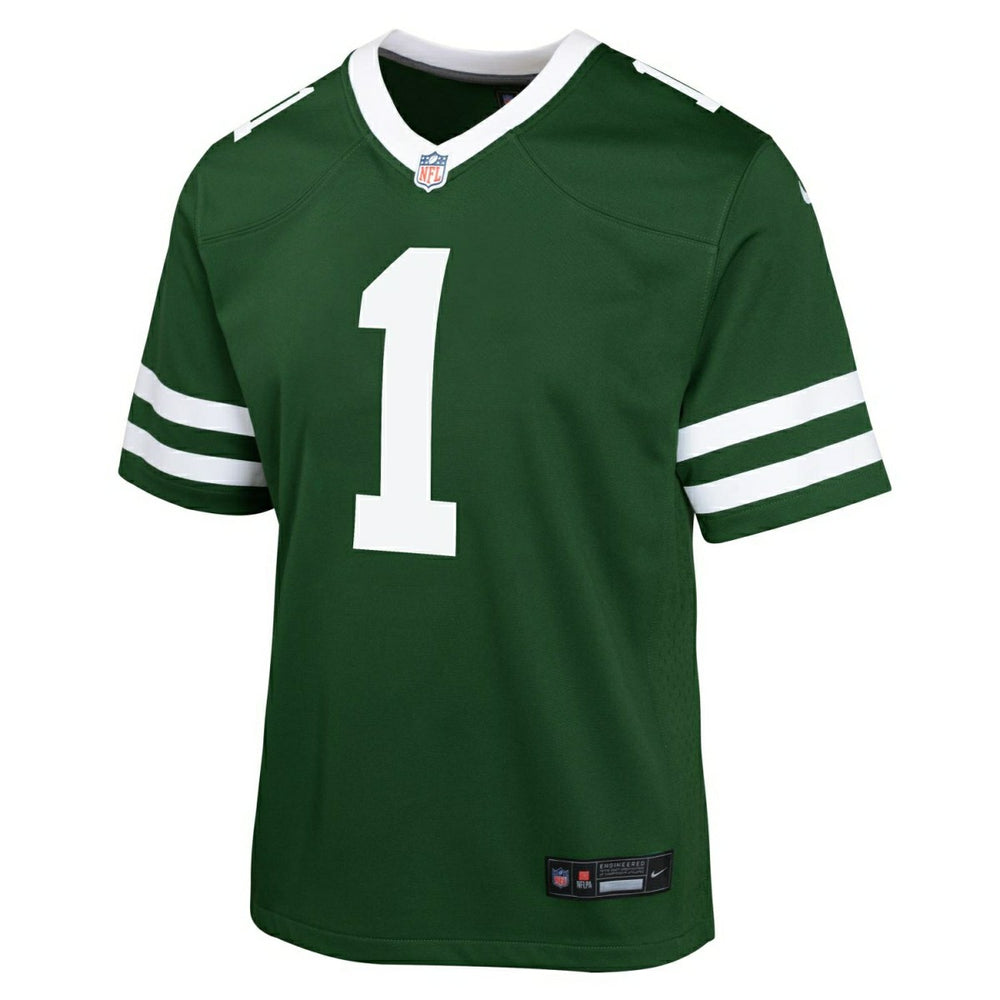Sauce Gardner #1 New York Jets Game NFL Jersey Green (YOUTH) - Taass on sale