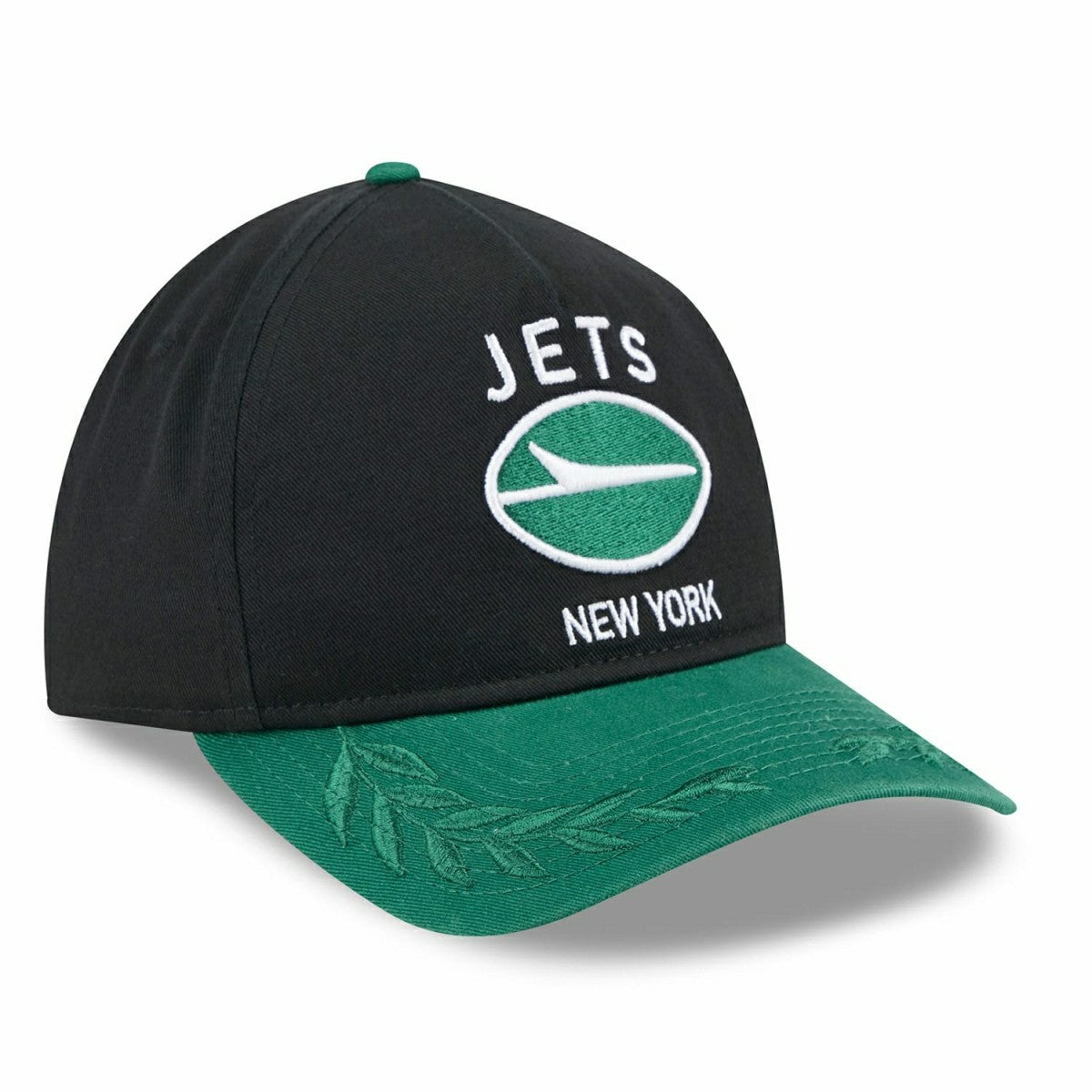New York Jets 2025 NFL Draft 9TWENTY A-Frame Adjustable Cap Black - Taass on sale