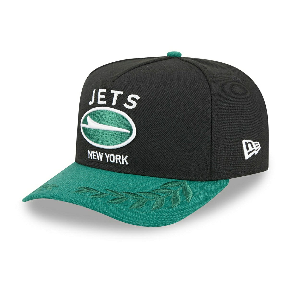 New York Jets 2025 NFL Draft New Era 9FIFTY A-Frame Snapback Cap Black - Taass sale