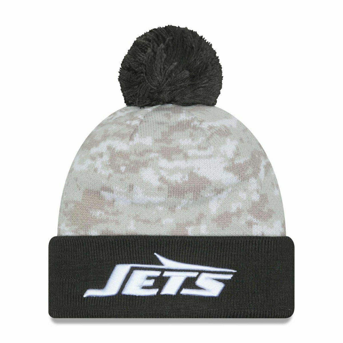 New York Jets 2024 NFL Salute to Service New Era Sport Pom Knit - Taass outlet
