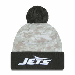New York Jets 2024 NFL Salute to Service New Era Sport Pom Knit - Taass outlet