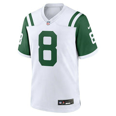 Aaron Rodgers #8 New York Jets Classic Nike Game NFL Jersey White - Taass Online