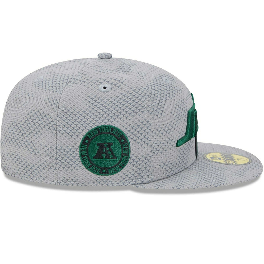 New York Jets 2024 NFL Sideline New Era 59FIFTY Fitted Cap Gray - Taass discount