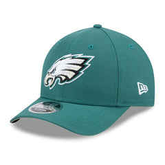 Philadelphia Eagles NFL Team Logo New Era 9FORTY M-Crown Snapback Cap Green - Taass for sale