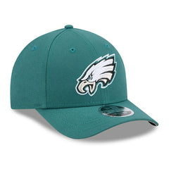 Philadelphia Eagles NFL Team Logo New Era 9FORTY M-Crown Snapback Cap Green - Taass for sale