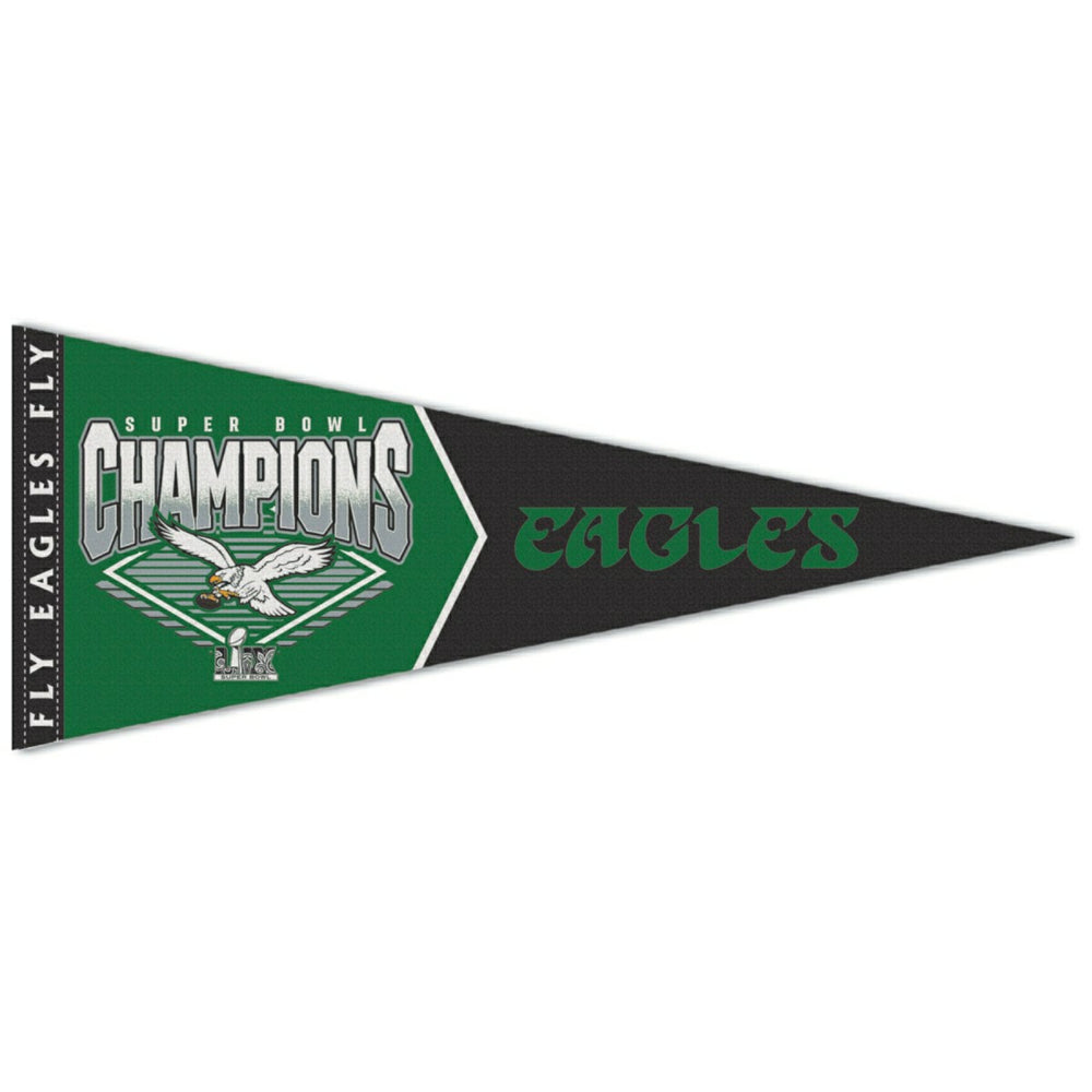 Philadelphia Eagles Super Bowl LIX Retro Premium NFL Pennant - Taass discount