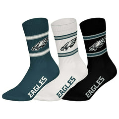 Philadelphia Eagles Team Set NFL Crew Socks (3-Pack) - Taass sale