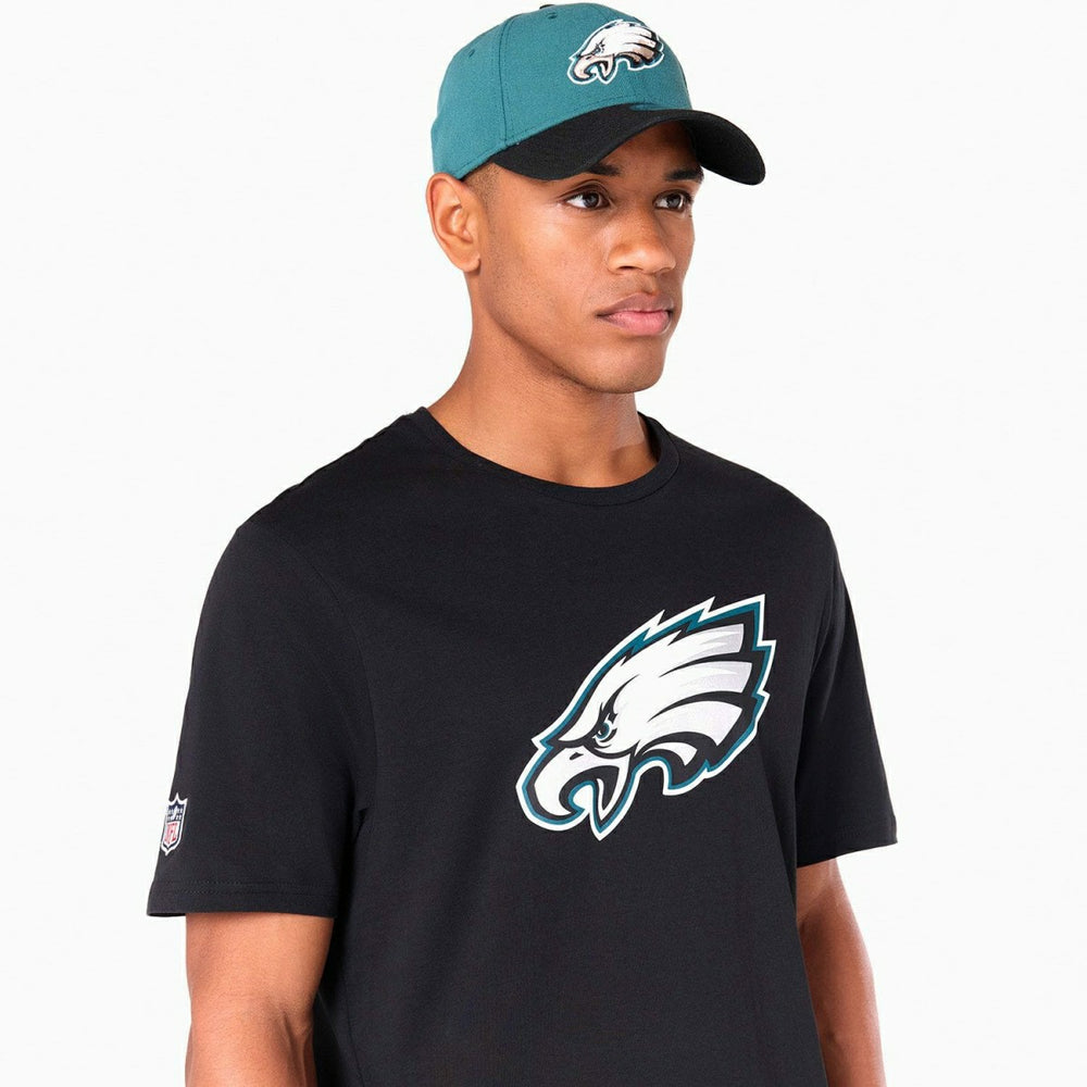 Philadelphia Eagles Team Logo New Era NFL T-Shirt Black - Taass outlet