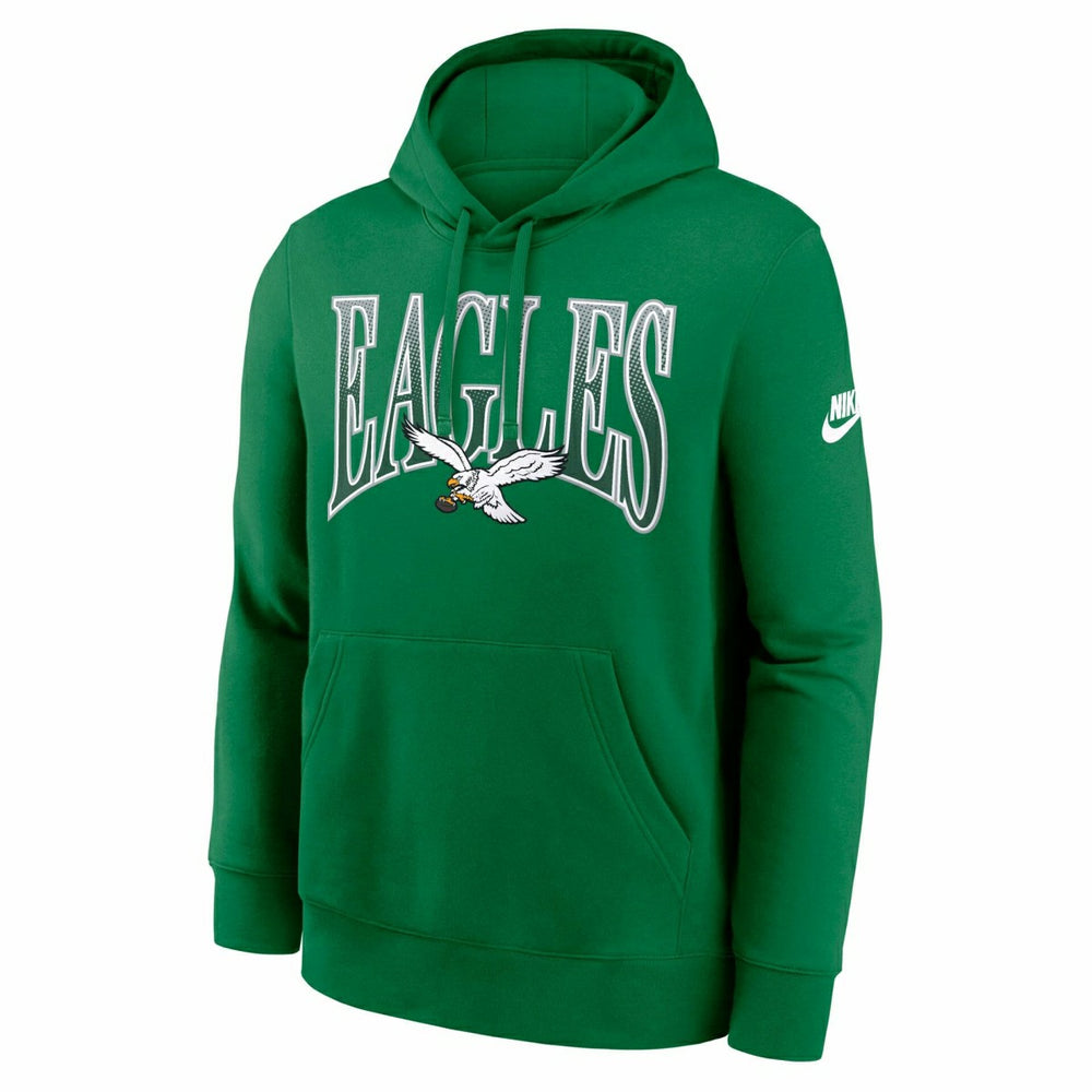 Philadelphia Eagles Throwback Full Blitz Club NFL Hoodie Green - Taass Online