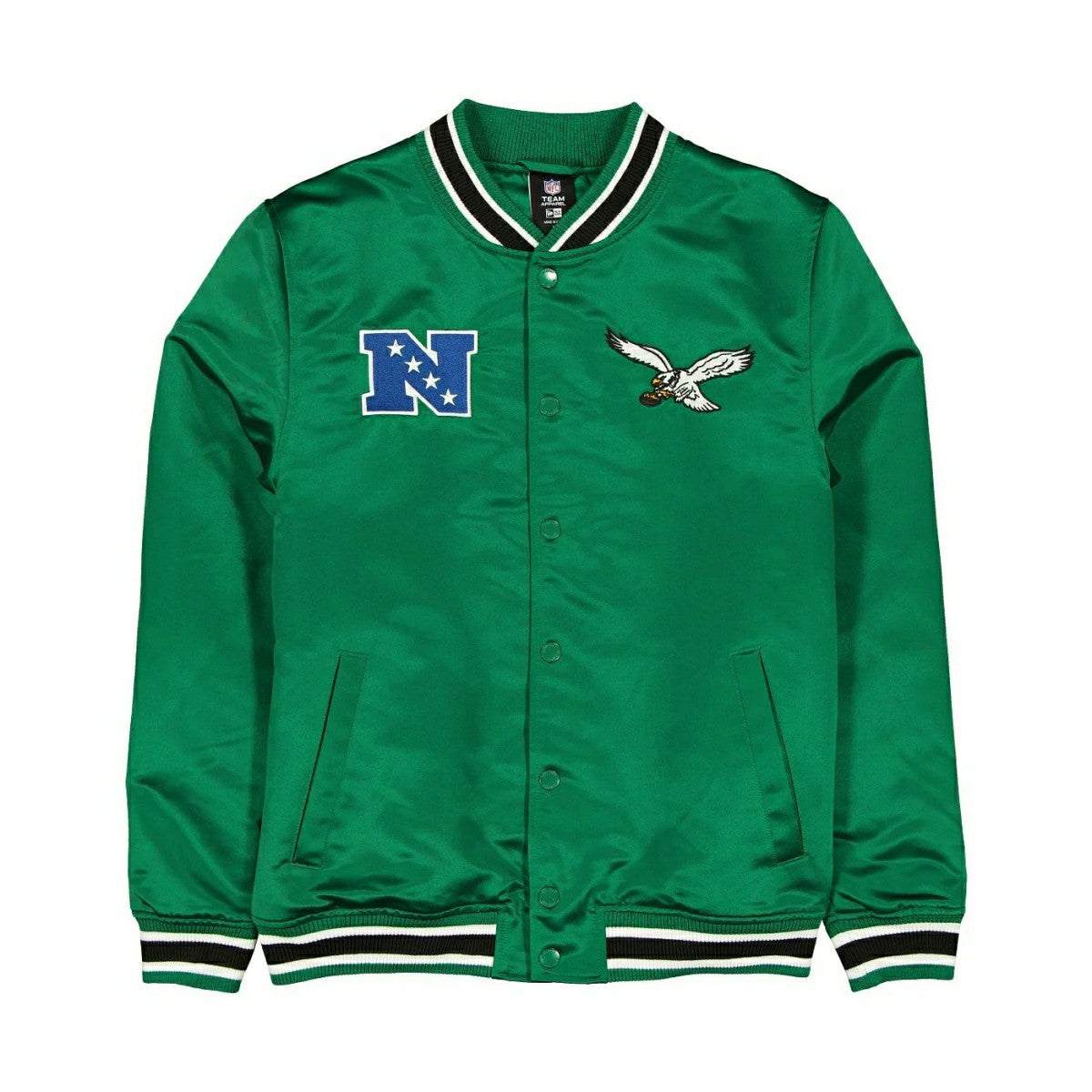 Philadelphia Eagles Sport Classics Satin NFL Jacket Green - Taass for sale