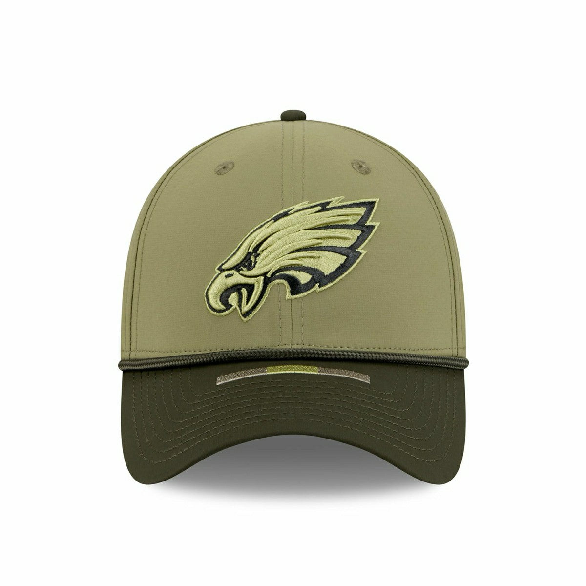 Philadelphia Eagles 2025 NFL Salute to Service 39THIRTY Flex Cap Olive - Taass discount