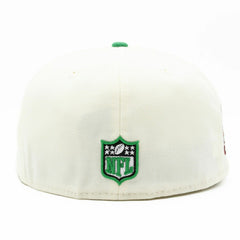 Philadelphia Eagles Super Bowl LIX 59FIFTY Fitted NFL Cap Cream - Taass sale