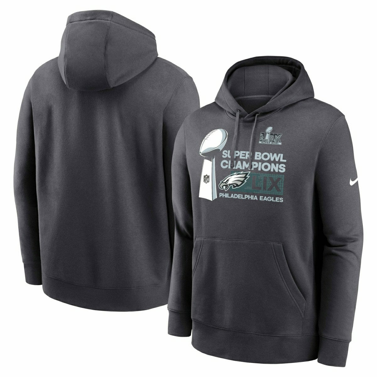 Philadelphia Eagles Super Bowl LIX Champions Locker Room Nike NFL Hoodie - Taass on sale
