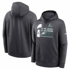Philadelphia Eagles Super Bowl LIX Champions Locker Room Nike NFL Hoodie - Taass on sale