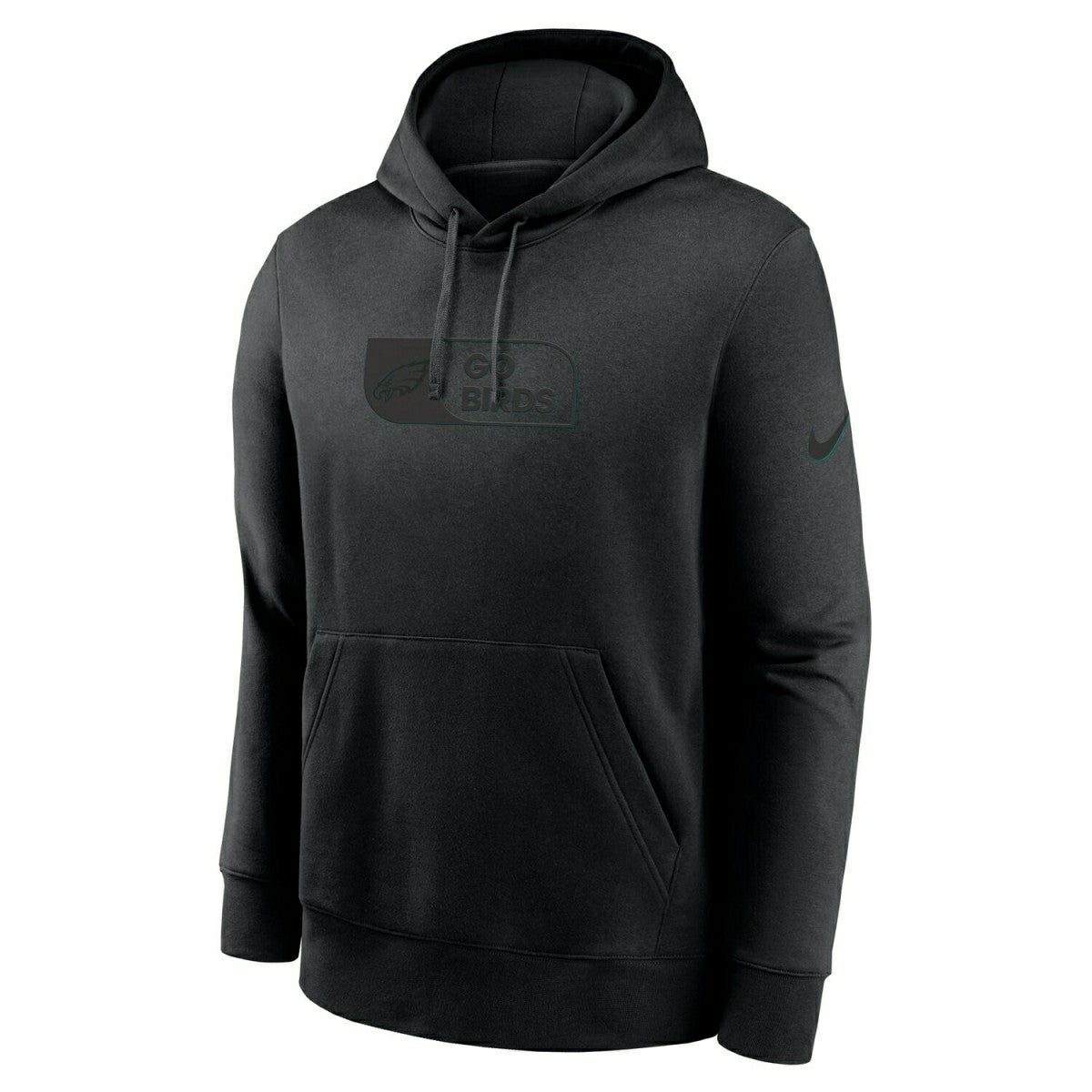 Philadelphia Eagles Black Edge Nike Club Hoodie - Taass for sale