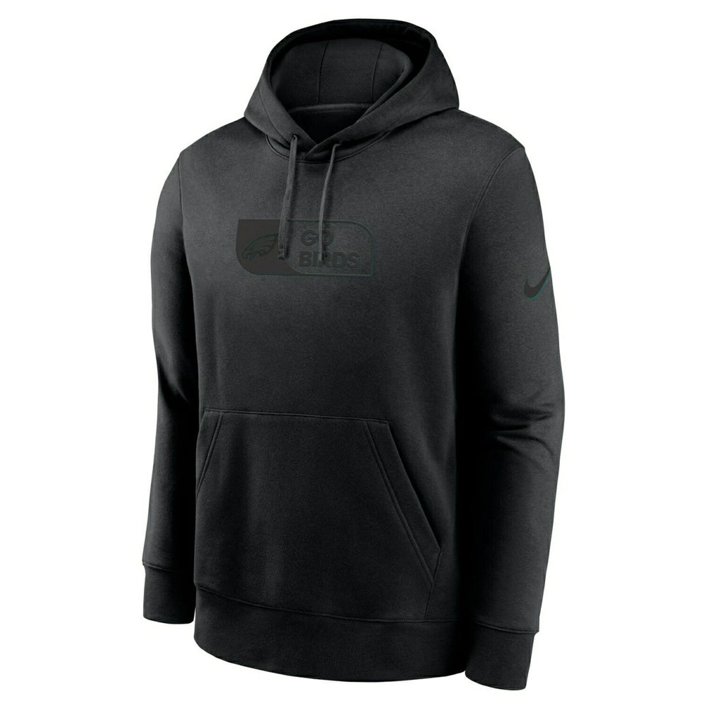 Philadelphia Eagles Black Edge Nike Club Hoodie - Taass for sale