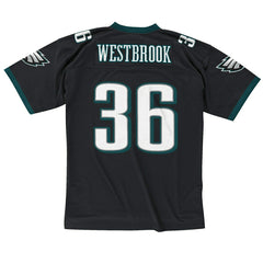 Brian Westbrook #36 Philadelphia Eagles Mitchell & Ness Throwback NFL Jersey Black - Taass discount
