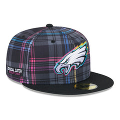 Philadelphia Eagles 2024 NFL Crucial Catch New Era 59FIFTY Fitted Cap - Taass US
