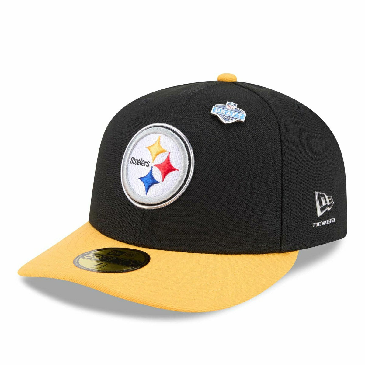 Pittsburgh Steelers 2026 NFL Draft Pre-Curved 59FIFTY Fitted Cap - Taass on sale