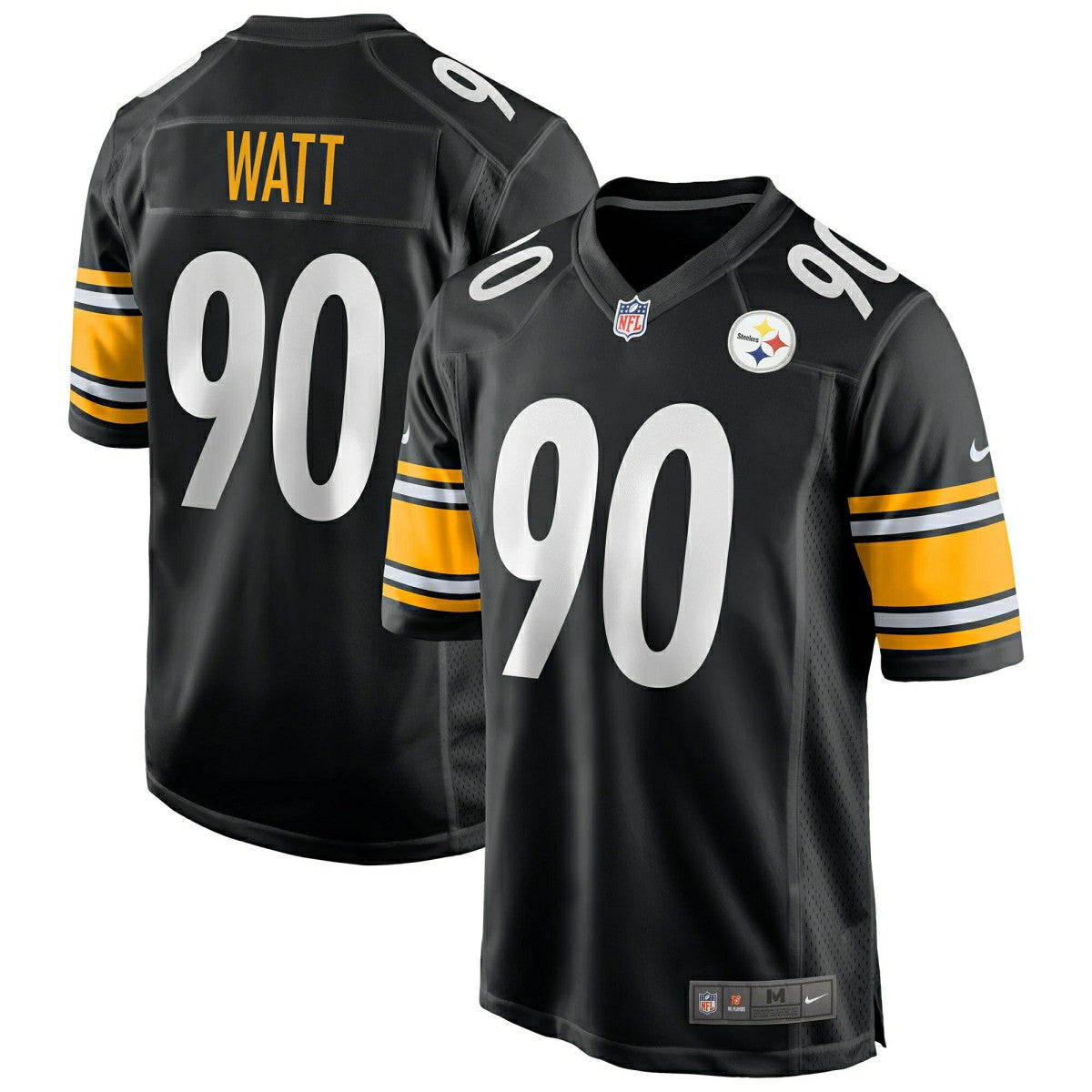 T.J. Watt #90 Pittsburgh Steelers Nike Game NFL Football Jersey Black - Taass outlet
