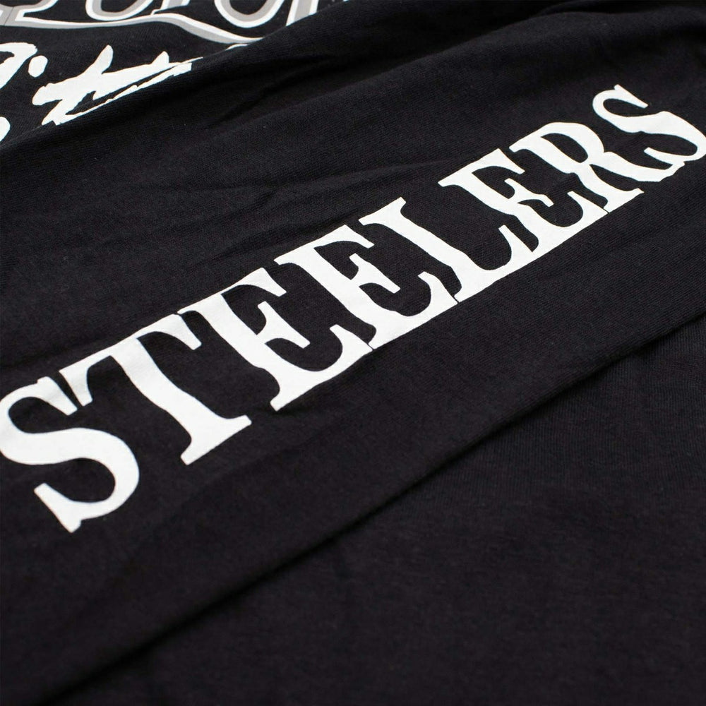 Pittsburgh Steelers Full Blitz Rewind NFL Long Sleeve T-Shirt Black - Taass US