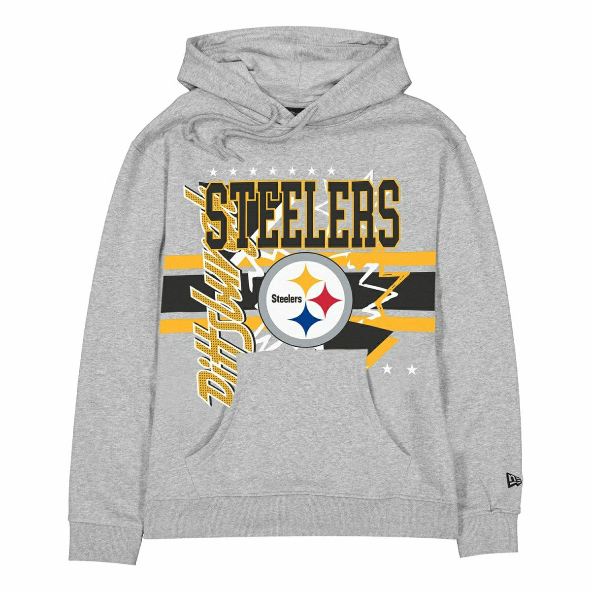 Pittsburgh Steelers Sport Classics Oversized NFL Hoodie Gray - Taass US