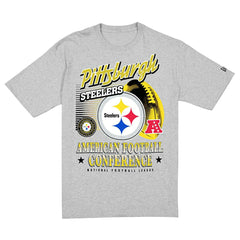 Pittsburgh Steelers Sport Classics Oversized NFL T-Shirt Gray - Taass discount