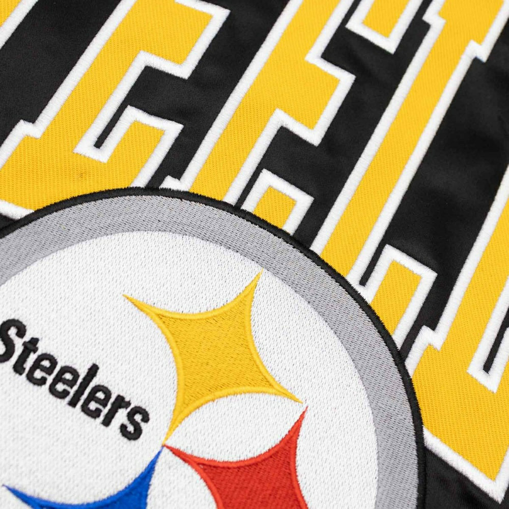Pittsburgh Steelers Sport Classics Satin NFL Jacket Black - Taass US