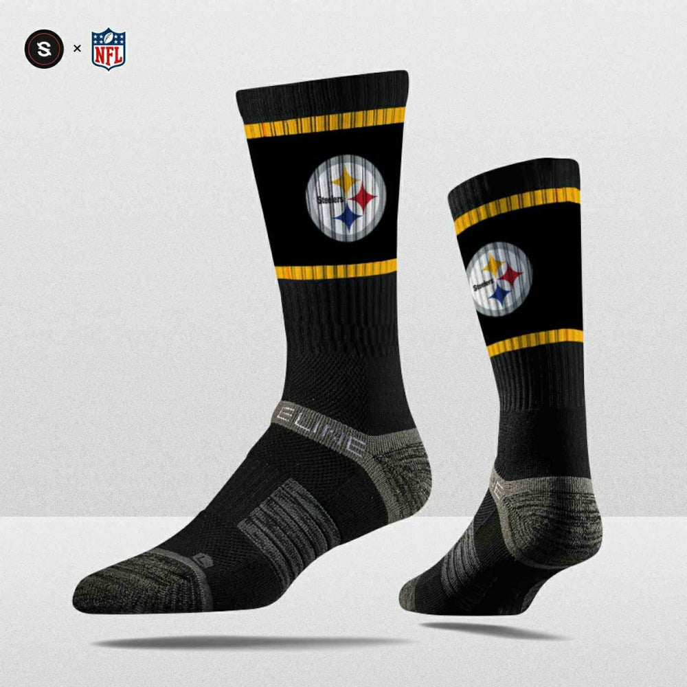Pittsburgh Steelers Strideline Premium NFL Crew Socks - Taass Online