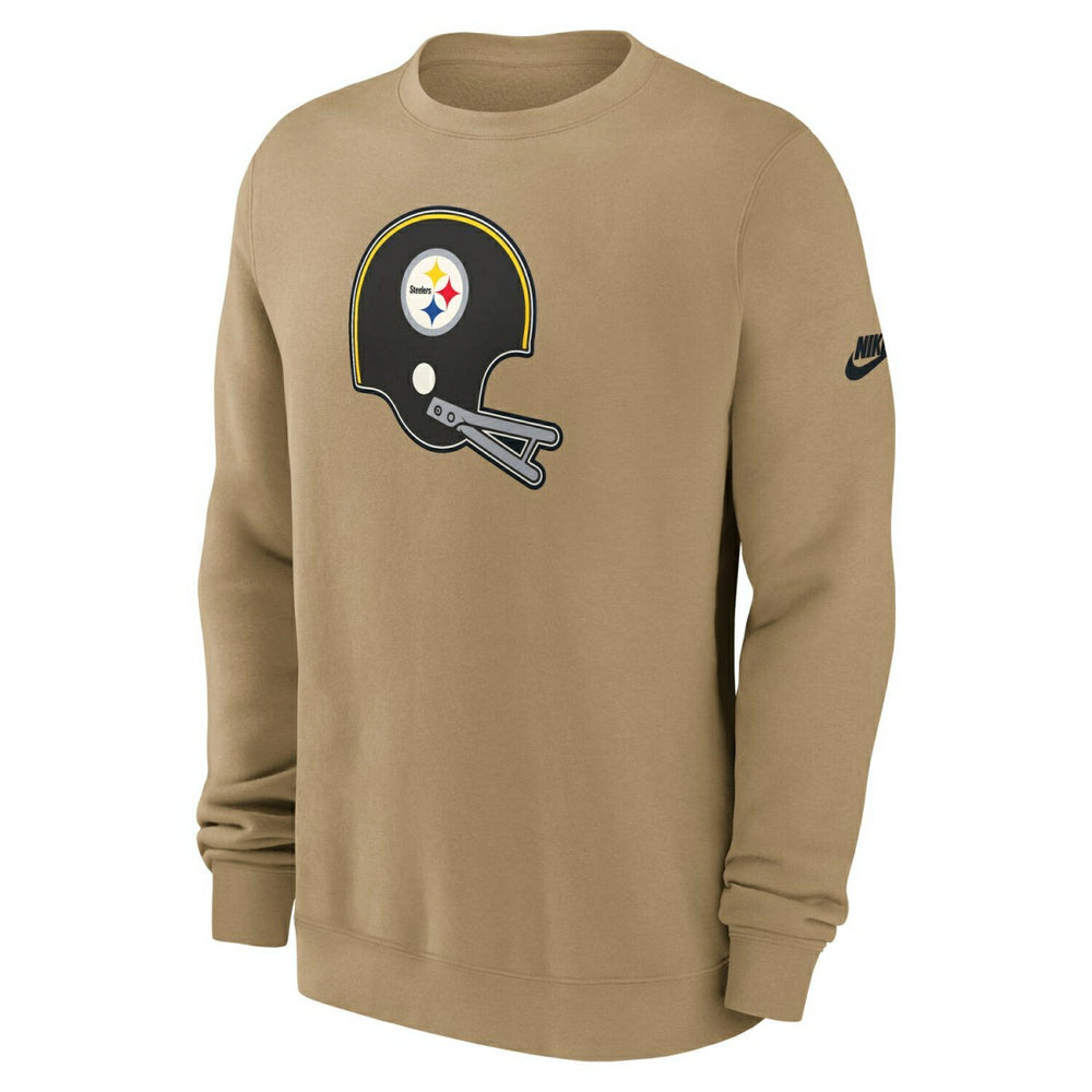 Pittsburgh Steelers Swing Pass NFL Rewind Club Crew Beige - Taass sale