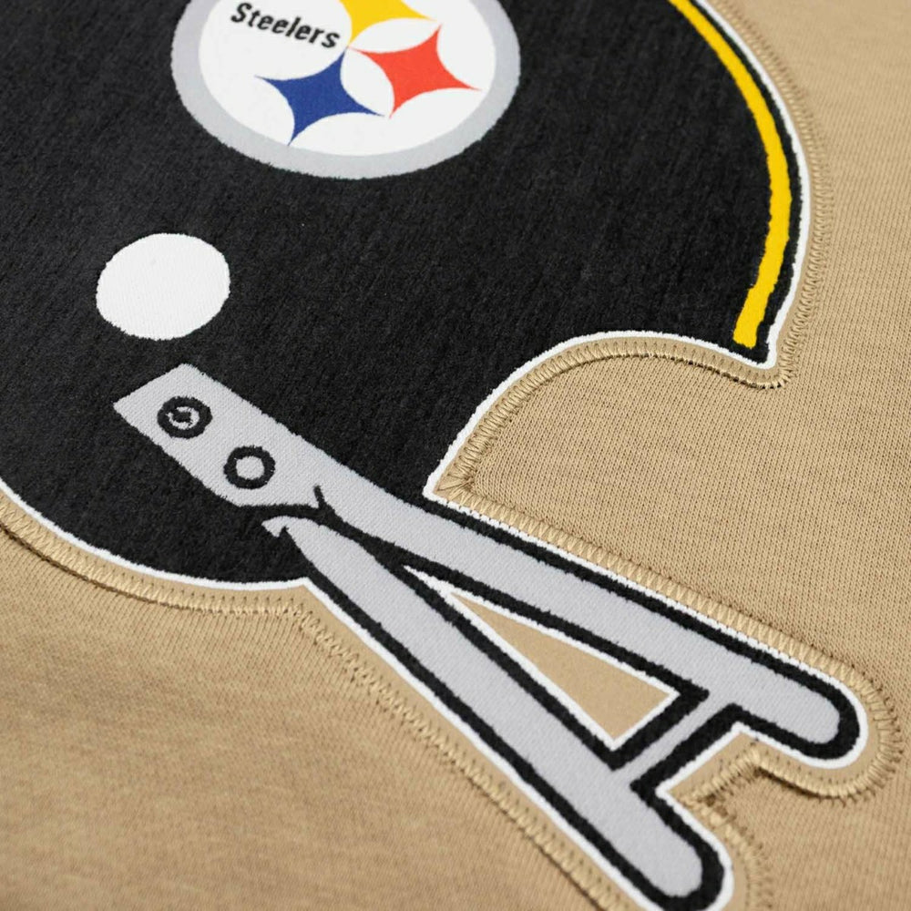 Pittsburgh Steelers Swing Pass NFL Rewind Club Crew Beige - Taass sale