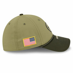 Pittsburgh Steelers 2025 NFL Salute to Service 39THIRTY Flex Cap Olive - Taass on sale