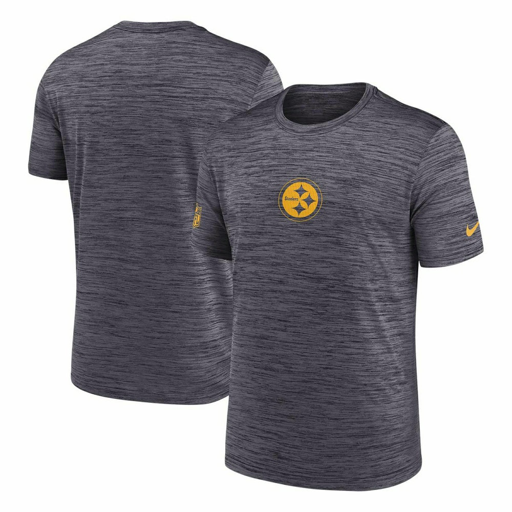 Pittsburgh Steelers 2025 NFL Sideline Nike Velocity Performance T-Shirt Gray - Taass sale