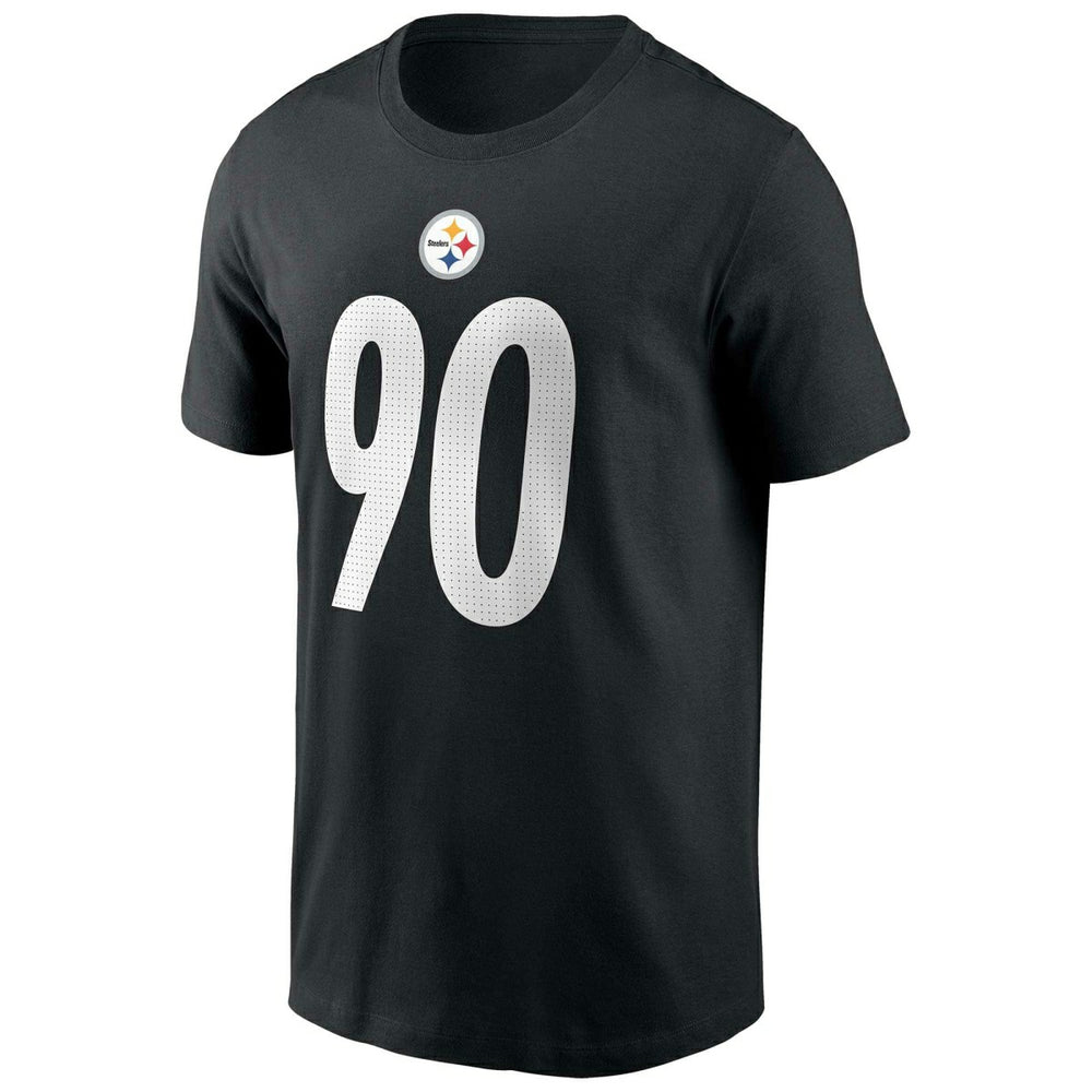T.J. Watt #90 Pittsburgh Steelers Nike Player NFL T-Shirt Black - Taass on sale