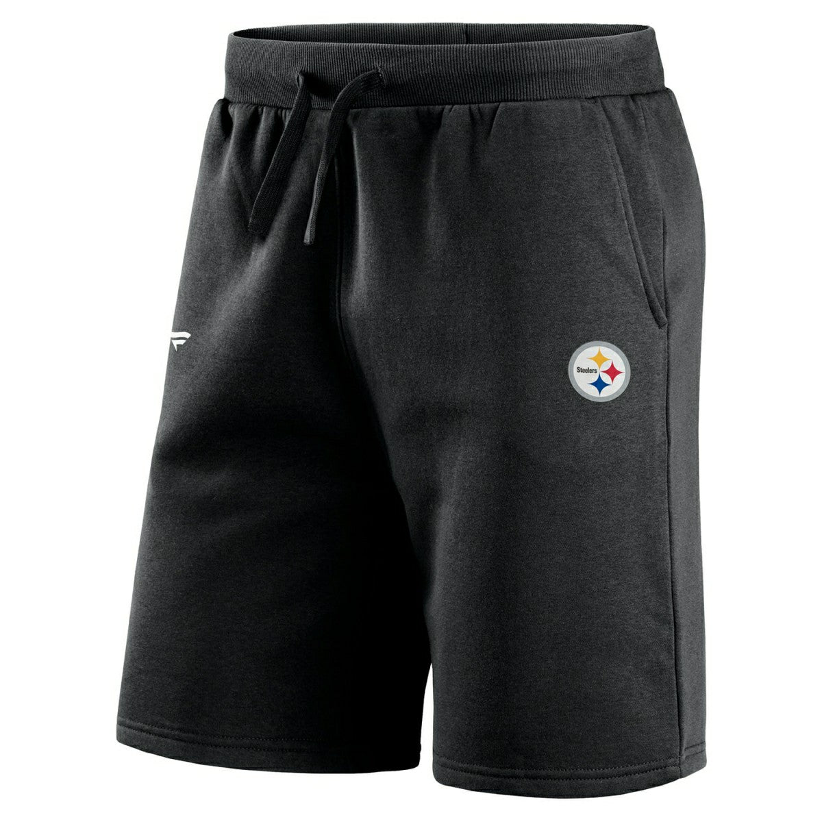 Pittsburgh Steelers Primary Logo NFL Sweat Shorts Black - Taass Online