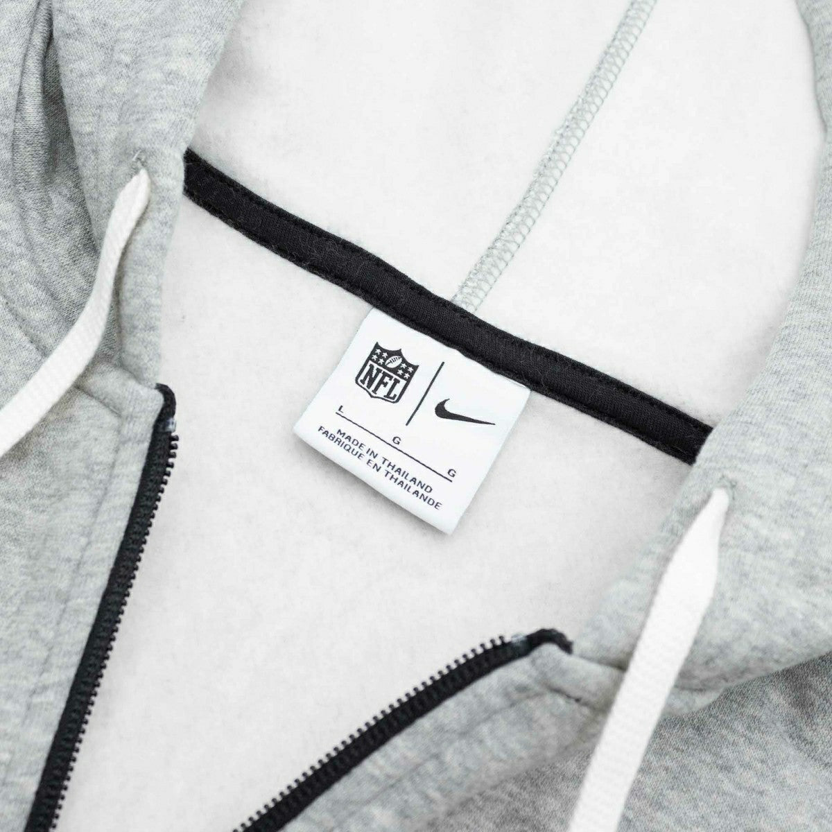 Pittsburgh Steelers Historic Nike NFL Full-Zip Fleece Hoodie Gray - Taass sale
